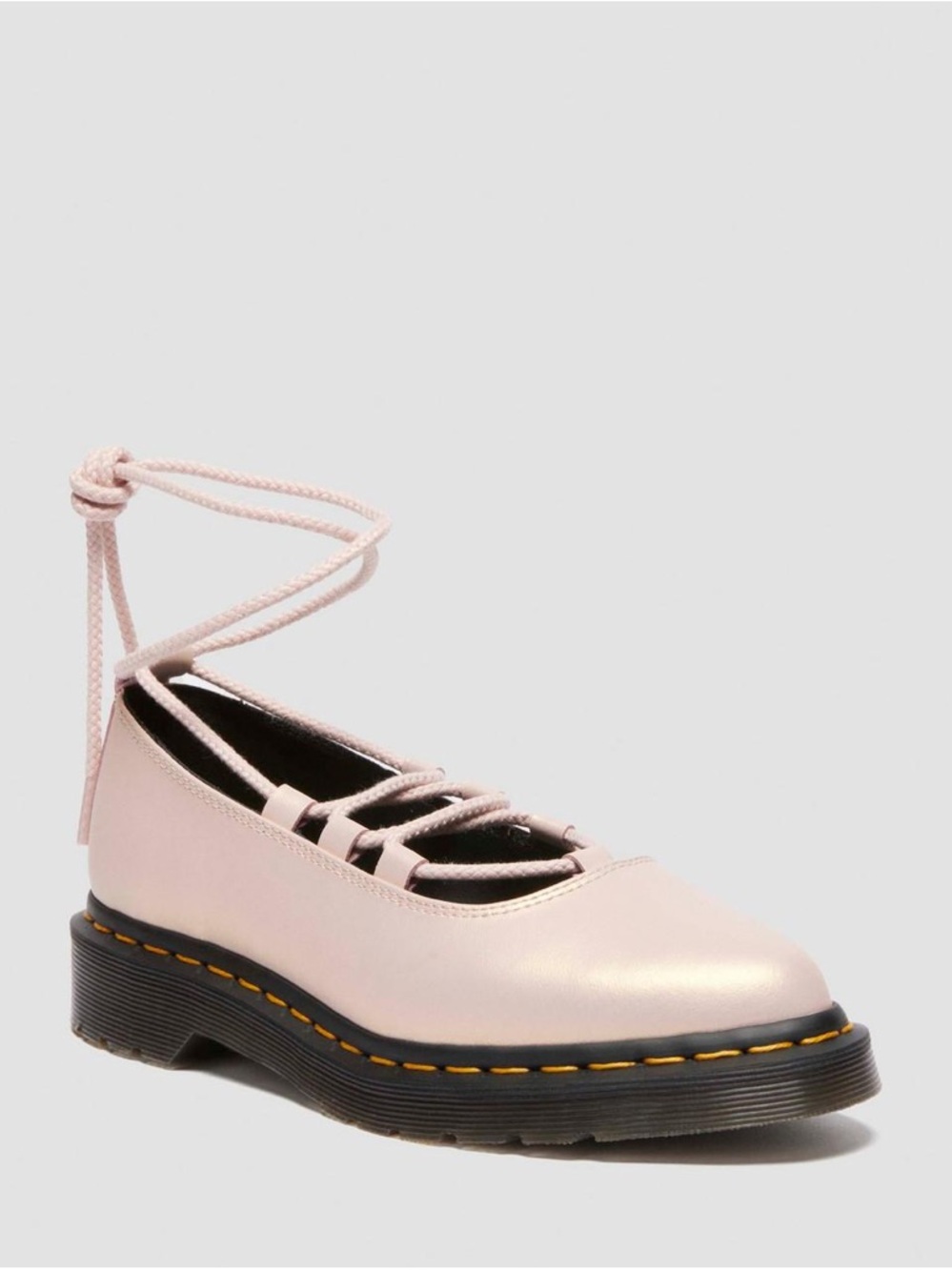 Dr. Martens ELPHIE II IRIDESCENT LEATHER BALLET FLATS